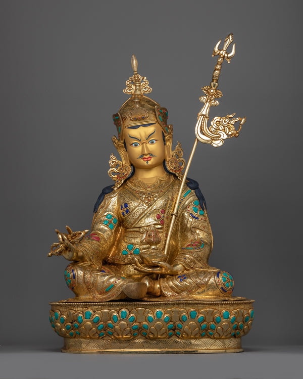 Guru Rinpoche Seven Line Prayer Statue