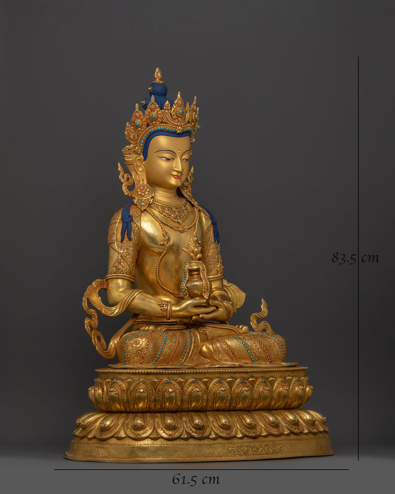 32.9” Buddha Amitayus Mantra Practice Statue