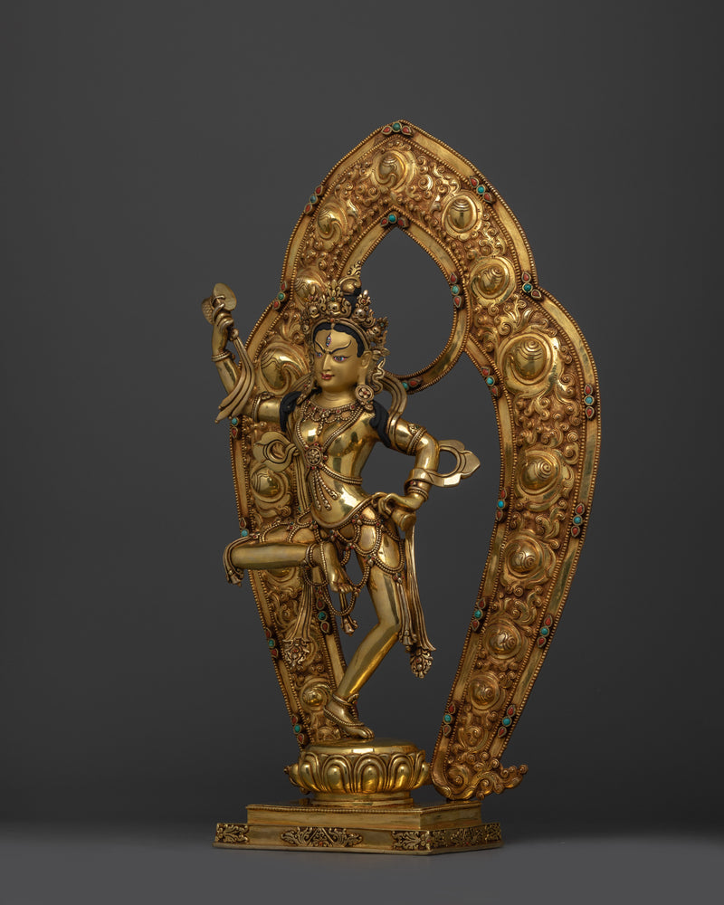 Dakini Machig Labdron Statue | 13.8-Inch Tantric Wisdom Holder