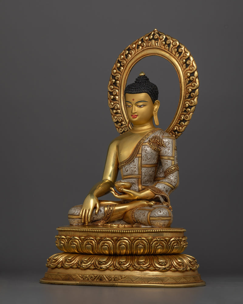 The Shakyamuni Buddha Statue | 15.4-Inch Enlightened Deity for Peaceful Contemplation