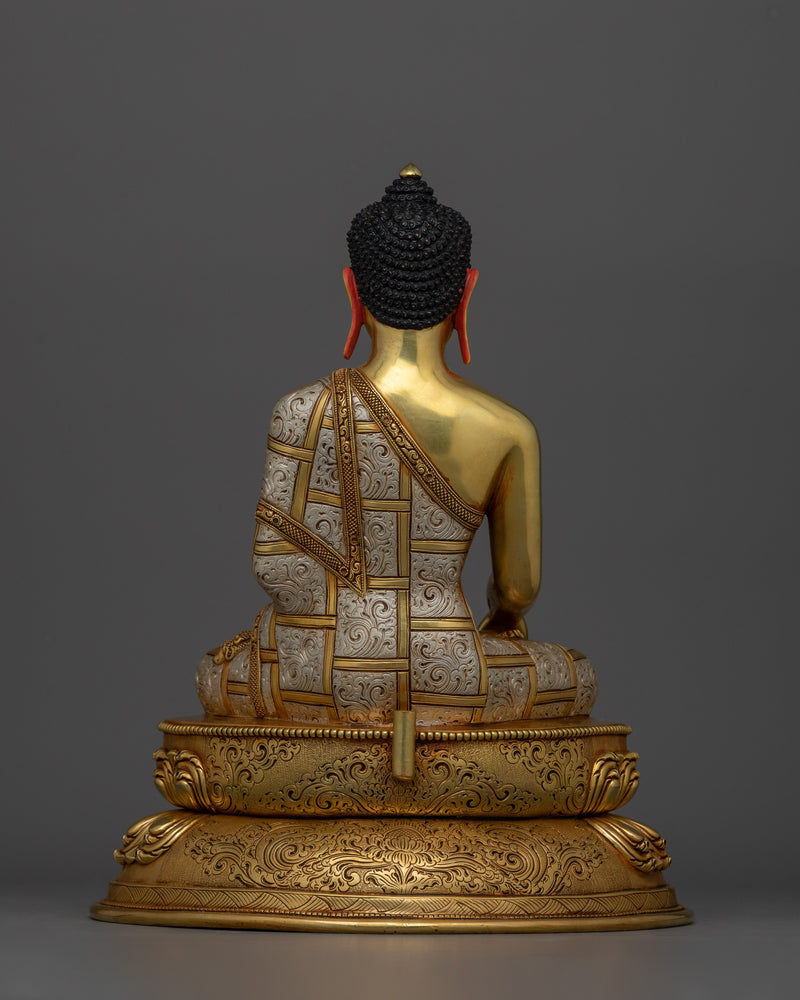 The Shakyamuni Buddha Statue | 15.4-Inch Enlightened Deity for Peaceful Contemplation