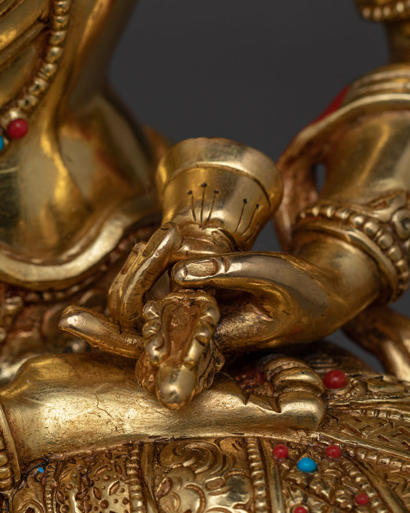 Peaceful Vajrasattva Statue | Tibetan Buddhist Deity of Purification and Enlightenment