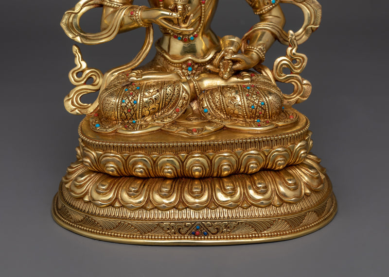 Peaceful Vajrasattva Statue | Tibetan Buddhist Deity of Purification and Enlightenment