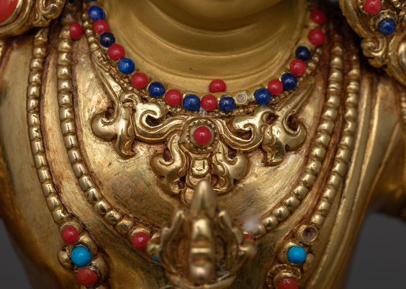 Peaceful Vajrasattva Statue | Tibetan Buddhist Deity of Purification and Enlightenment