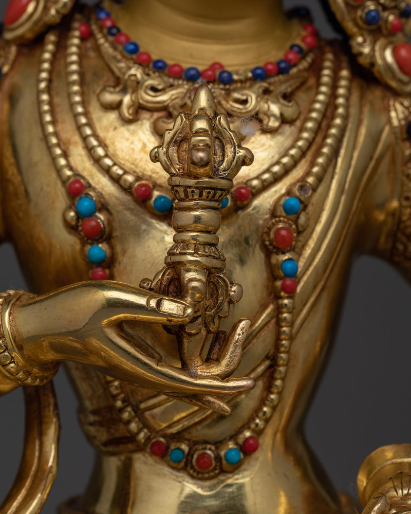 Peaceful Vajrasattva Statue | Tibetan Buddhist Deity of Purification and Enlightenment