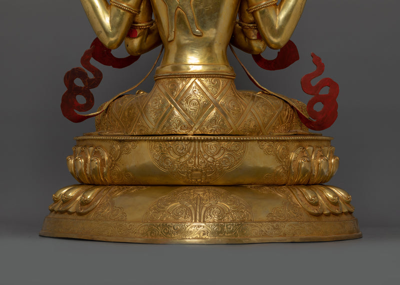 Chenrezig Meditation Practice Statue | Tibetan Bodhisattva of Mercy and Compassion