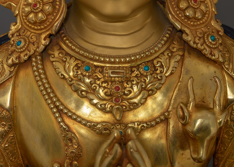 Chenrezig Meditation Practice Statue | Tibetan Bodhisattva of Mercy and Compassion