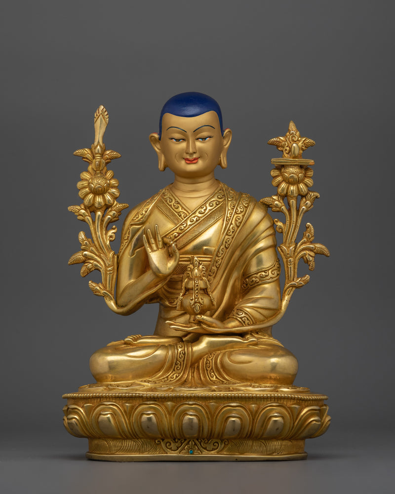 The Great Tibetan Buddhist Philosopher Lama Tsongkhapa Statue