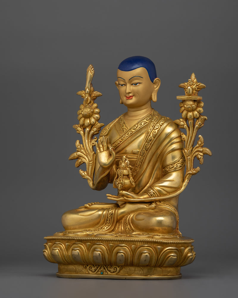 The Great Tibetan Buddhist Philosopher Lama Tsongkhapa Statue | Je Tsongkhapa Lobsang Drakpa