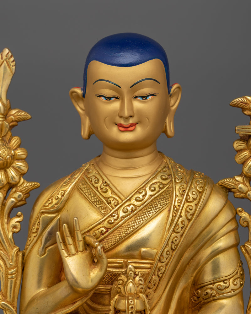 The Great Tibetan Buddhist Philosopher Lama Tsongkhapa Statue | Je Tsongkhapa Lobsang Drakpa