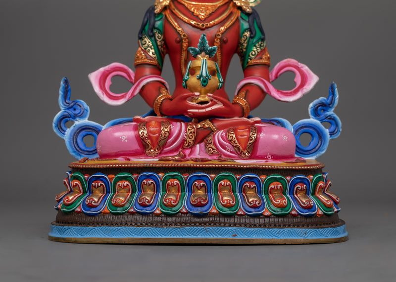 Amitayus Longevity Buddha Statue |  Blessings for Health and Vitality