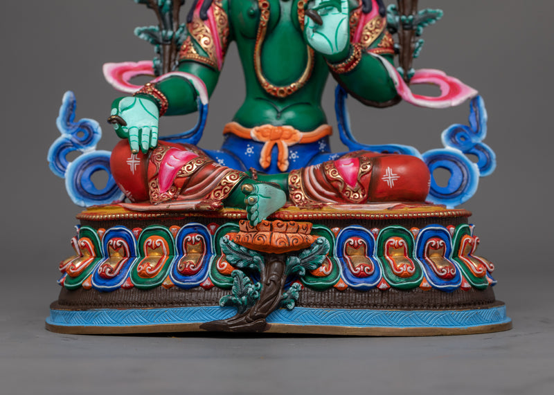 Green Tara Feminine Bodhisattva | Altar Shrine