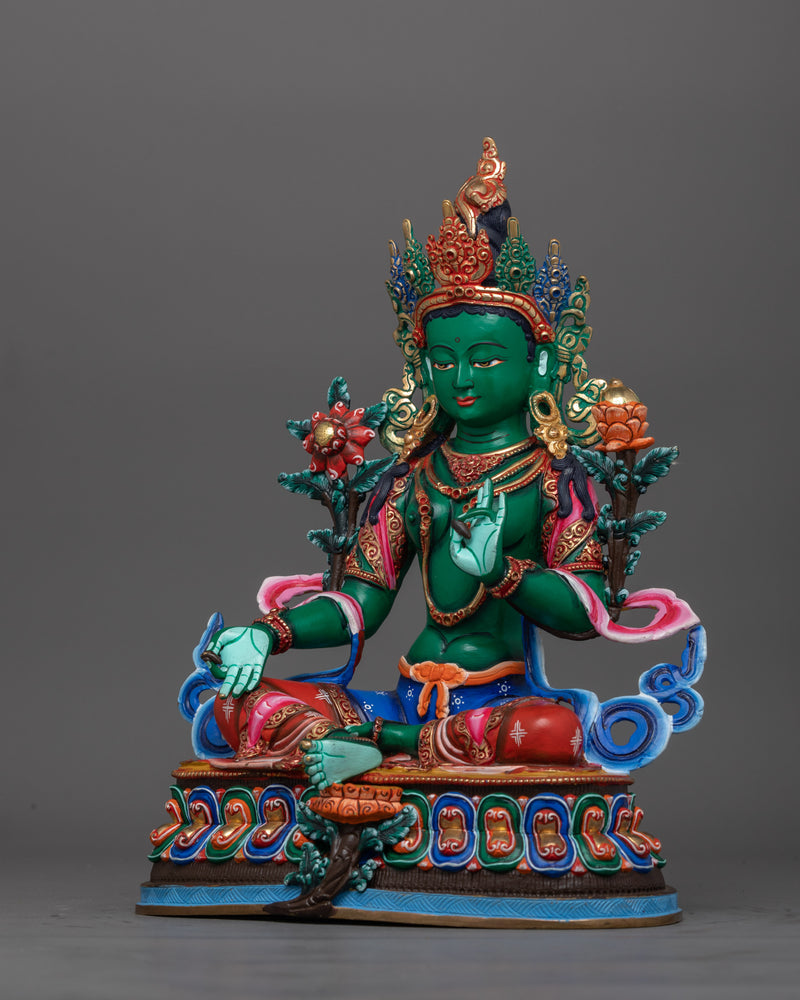 Green Tara Feminine Bodhisattva | Altar Shrine