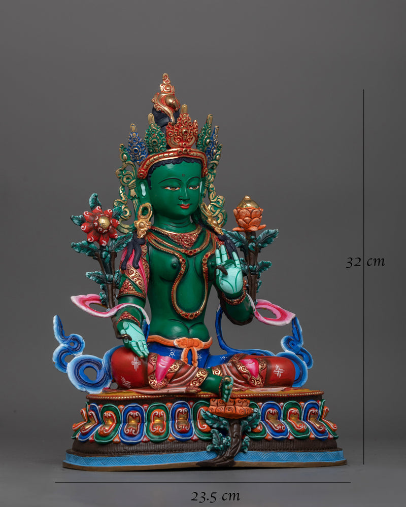 Green Tara Feminine Bodhisattva | Altar Shrine