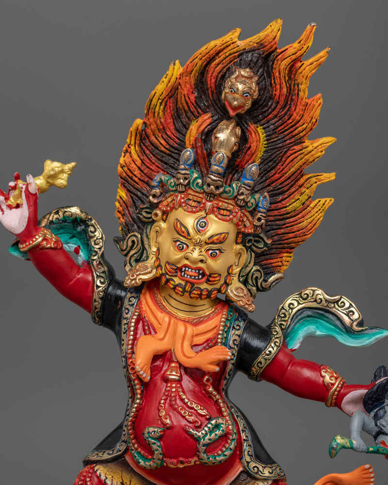 Handcrafted Trakpo Sumtril Sculpture