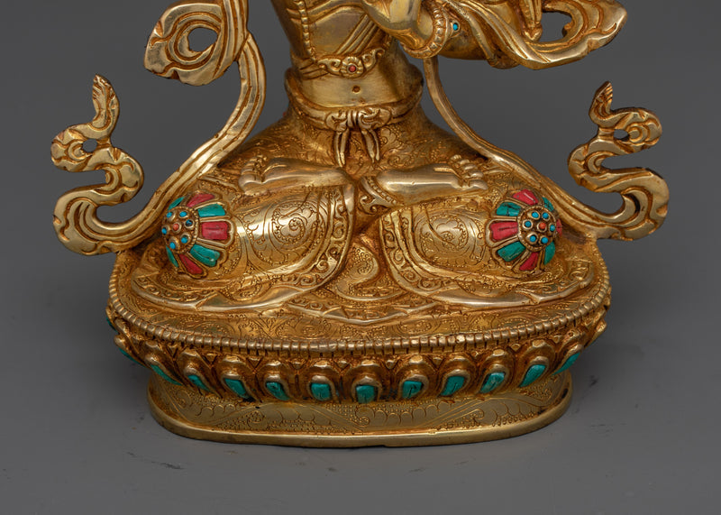 Tibetan Jampelyang Manjushri | Spiritual Buddhist Statue