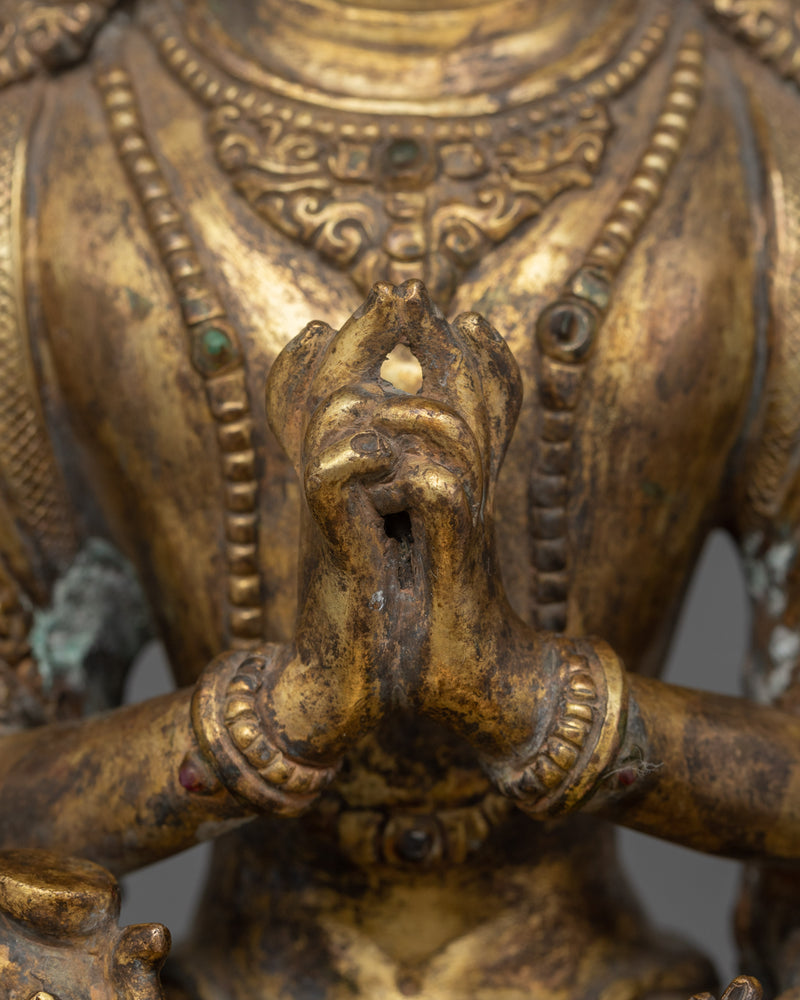 Antique Chundi Bodhisattva | Eighteen-Armed Deity