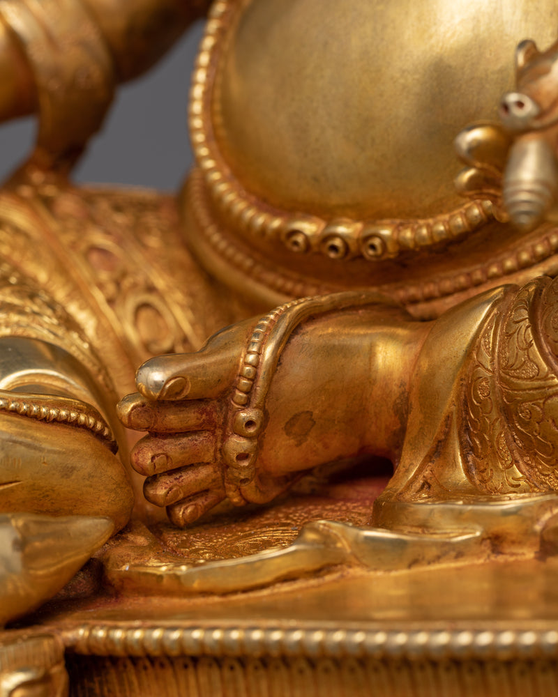 Dzambhala Wealth Buddha | Tibetan Prosperity Deity Statue