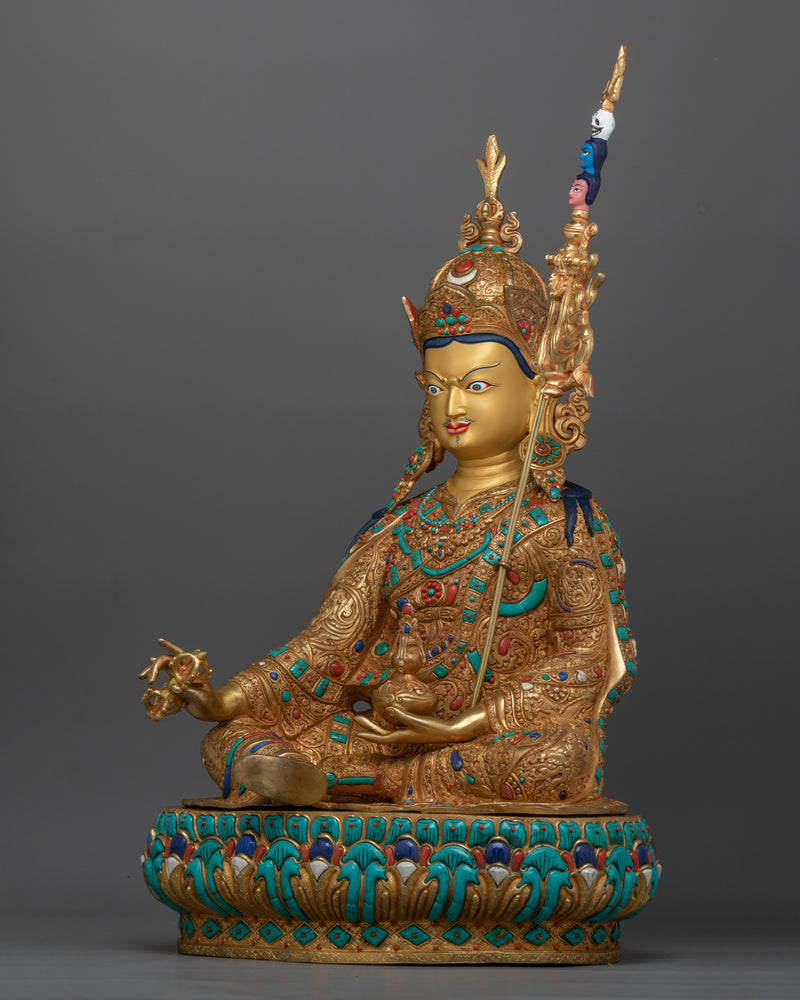 Guru Rinpoche Vajra Master Statue | Lotus Born Guru