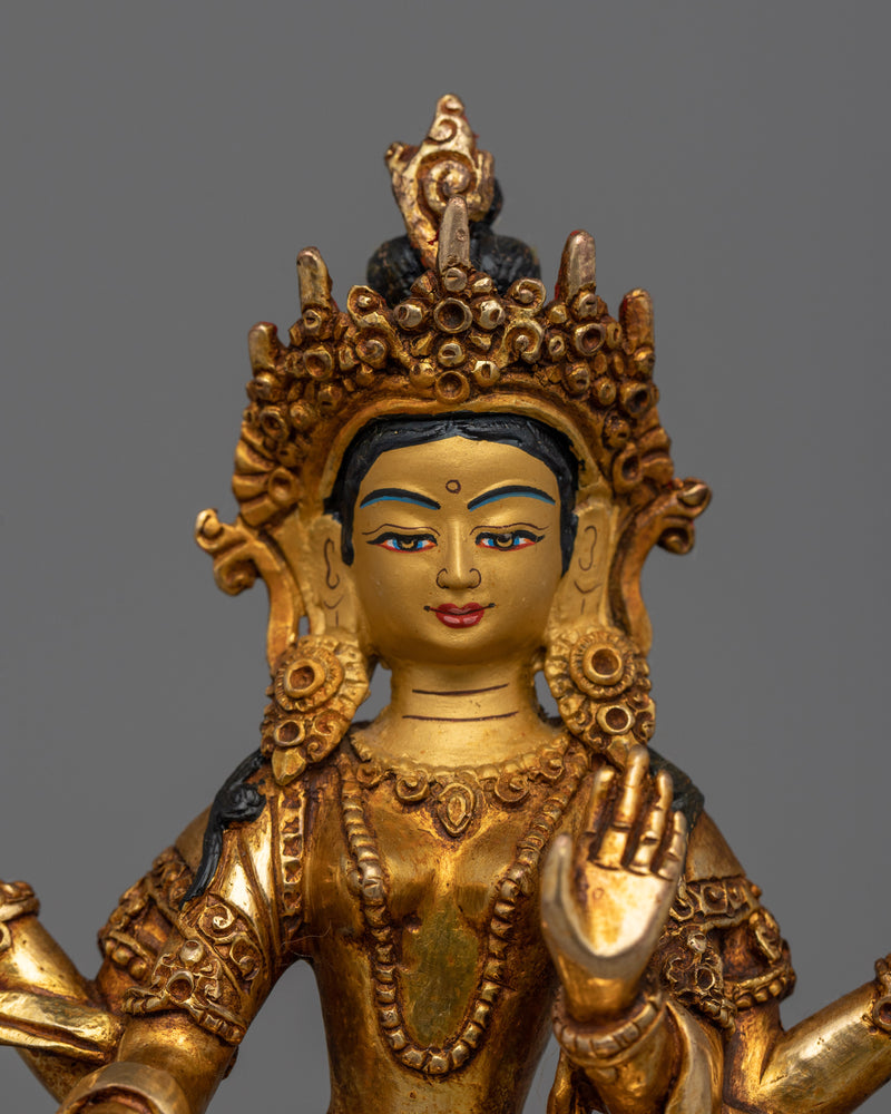 Laxmi Goddess of Wealth Statue | Enlightened Dharma Art