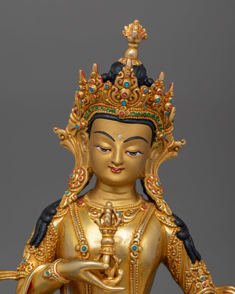 Vajrasattva Meditation Buddha Statue | Purity and Wisdom Symbol