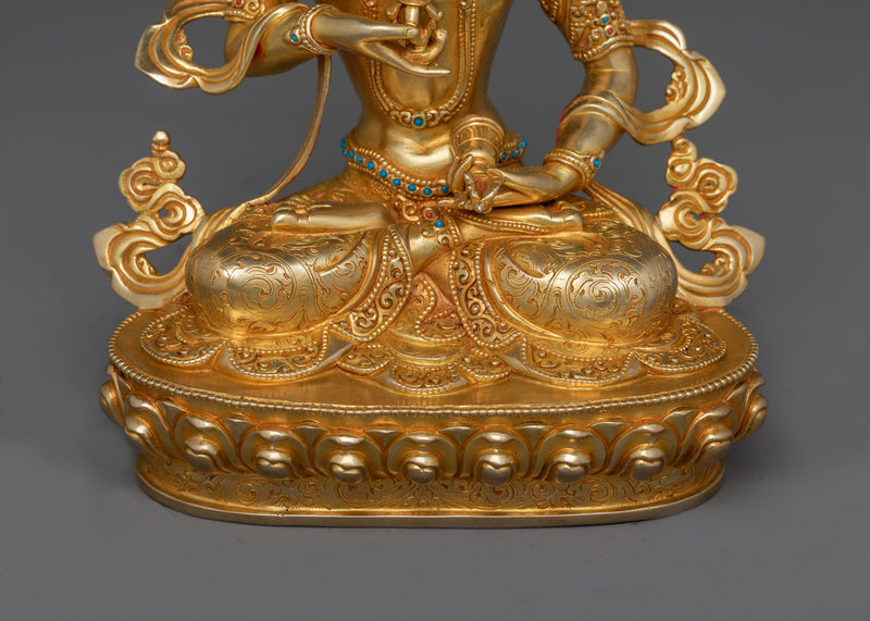 Vajrasattva Meditation Buddha Statue | Purity and Wisdom Symbol