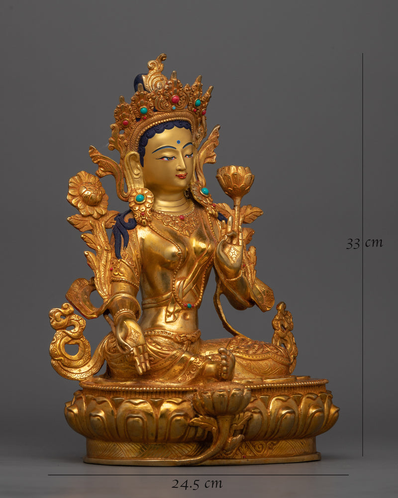 green-tara-compassionate-bodhisattva-sculpture