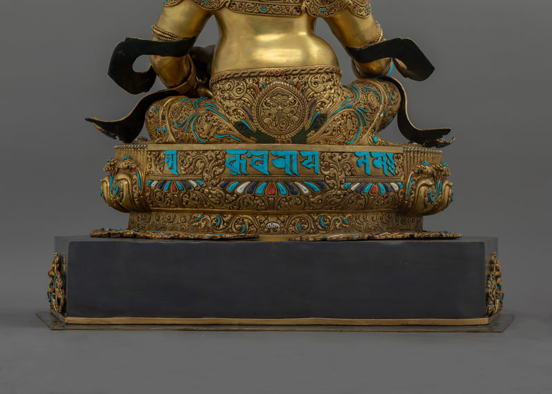 Yellow Dzambhala Wealth Deity | Collector's Pride Tibetan Buddhist Wealth Statue