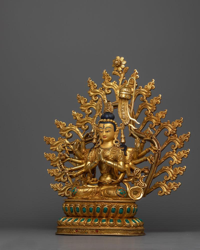 Chundi Bodhisattva Statue | Handcrafted Tibetan Buddha Art