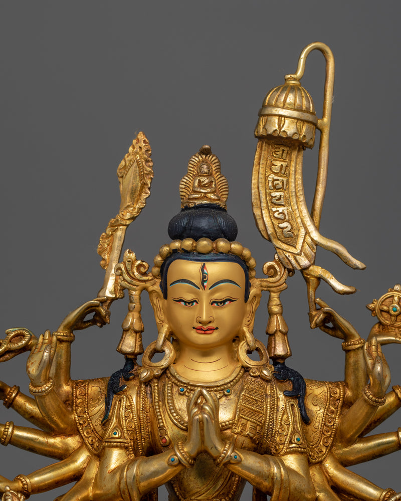 Chundi Bodhisattva Statue | Handcrafted Tibetan Buddha Art