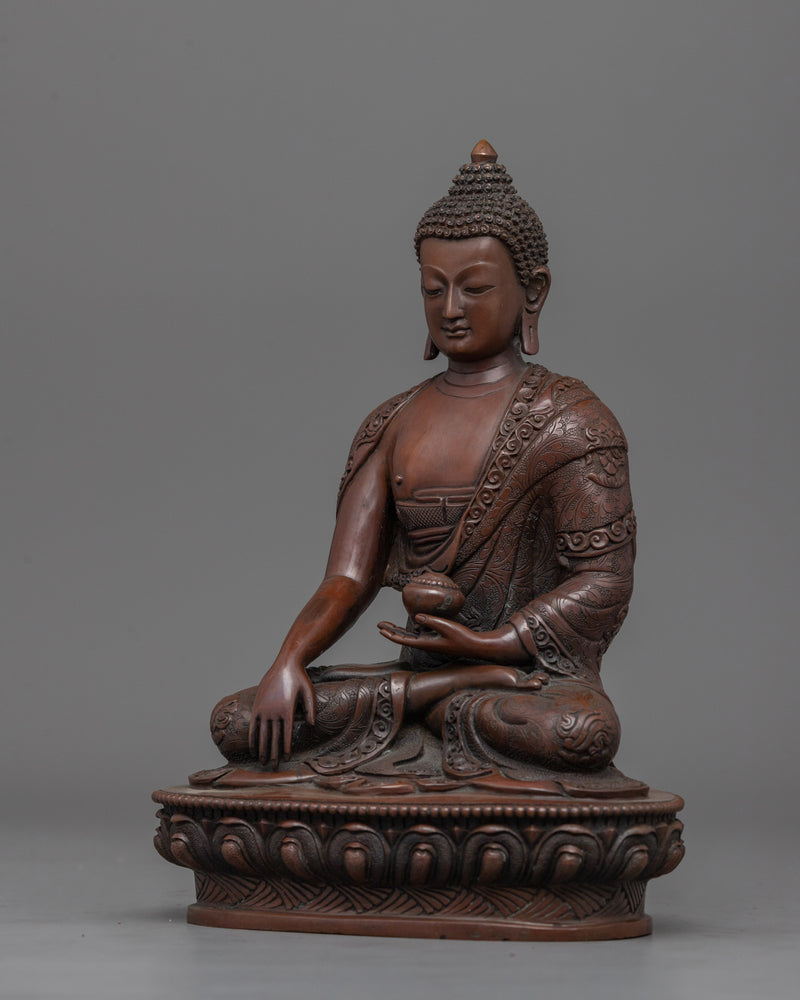 Peaceful Buddha Shakyamuni Statue | Symbol of Serenity and Enlightenment