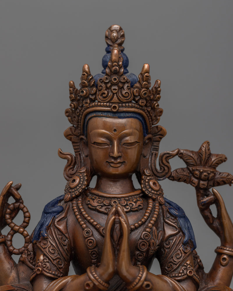 Chenrezig Compassionate Being Statue | Symbol of Infinite Compassion