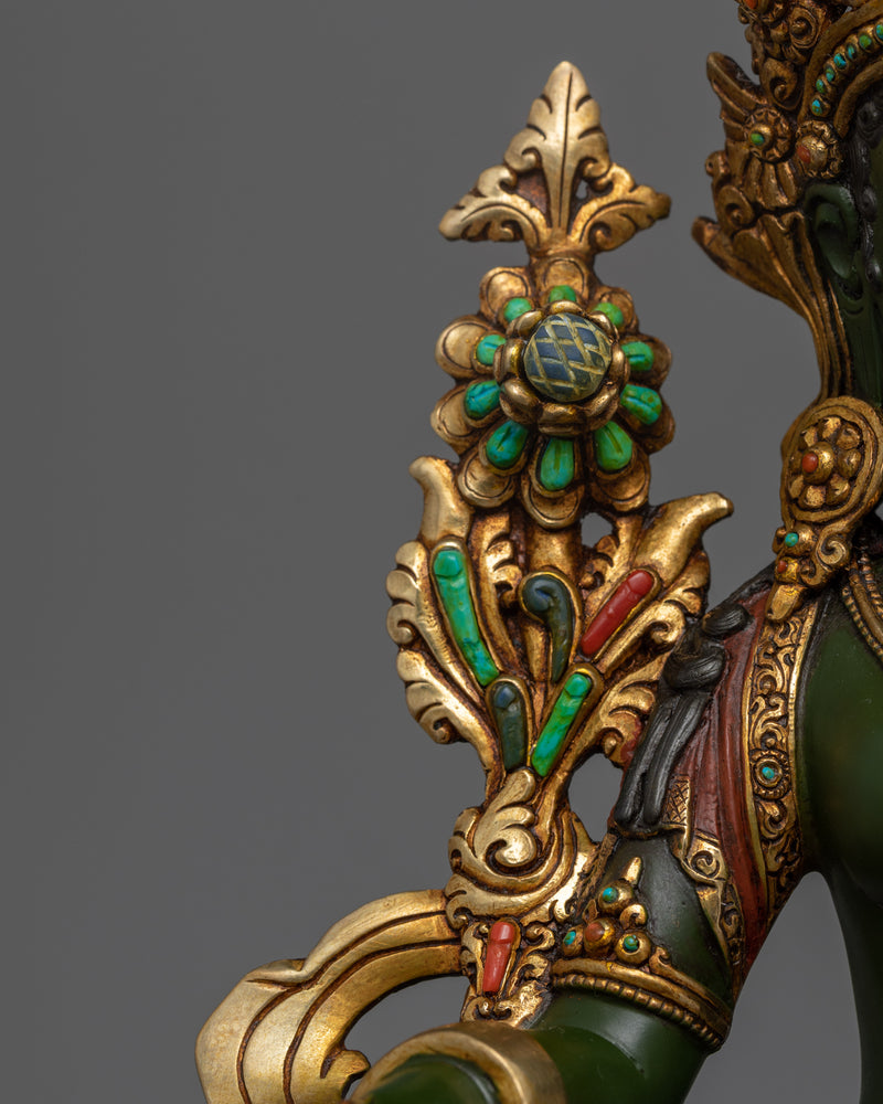 Green Tara Tibetan Statue | A Beautiful Addition to Your Meditation Space