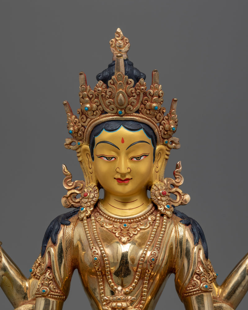 Tibetan Goddess Prajnaparamita Statue | Symbol of Knowledge and Compassion