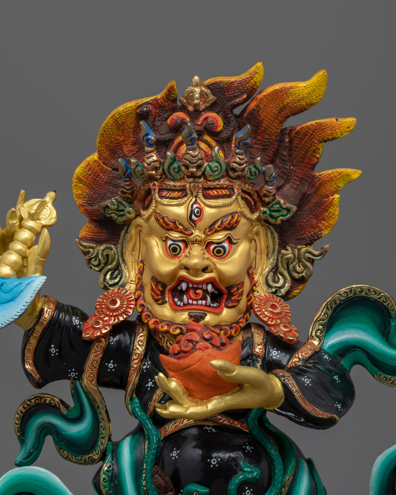 Dharmapala Bernagchen Mahakala Statue | Powerful Protector of Dharma