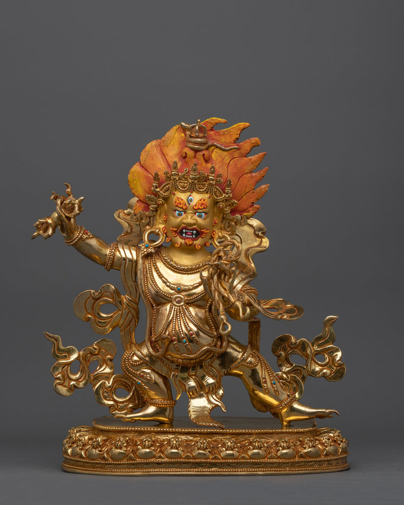 Vajra Holder Vajrapani Figurine | Spiritual Power Deity