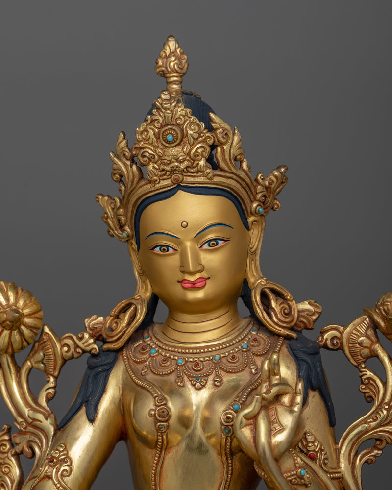 Loving Mother Green Tara Statue