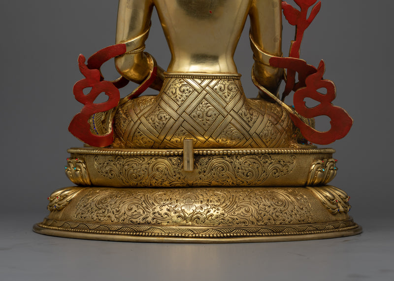 Crowned Kshitigarbha Statue | Spiritual Guardian