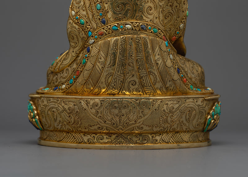 Guru Tsokye Dorje Statue | Wrathful Bodhisattva with Vajra and Khatvanga Staff