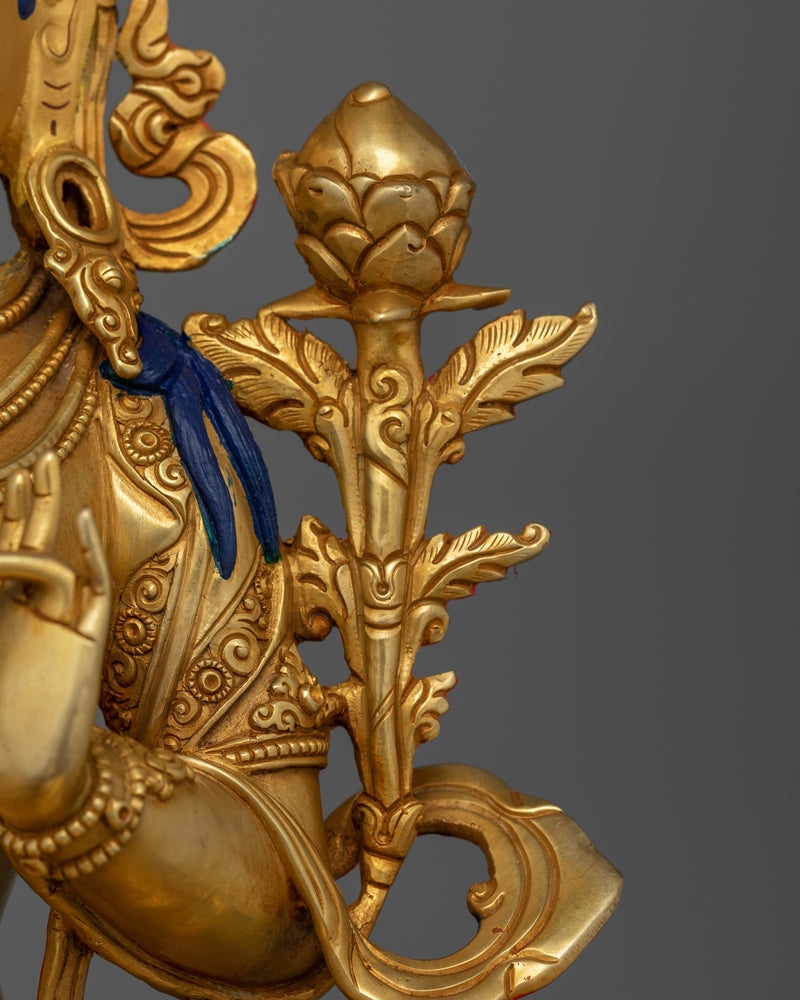 Sacred Green Tara Artwork | Goddess of Compassion Statue