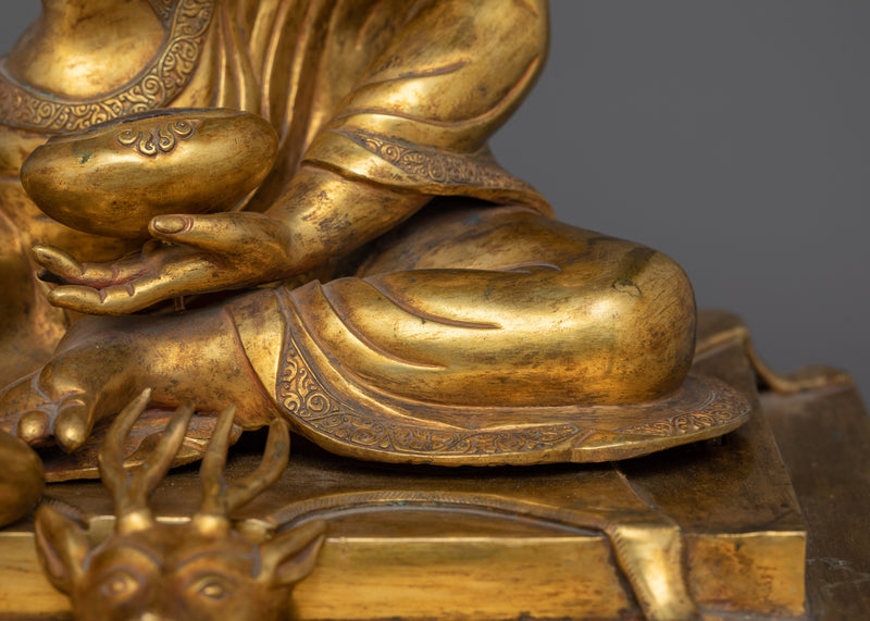 Sacred Milarepa Sculpture | The Revered Yogi and Sage in Buddhist Tradition