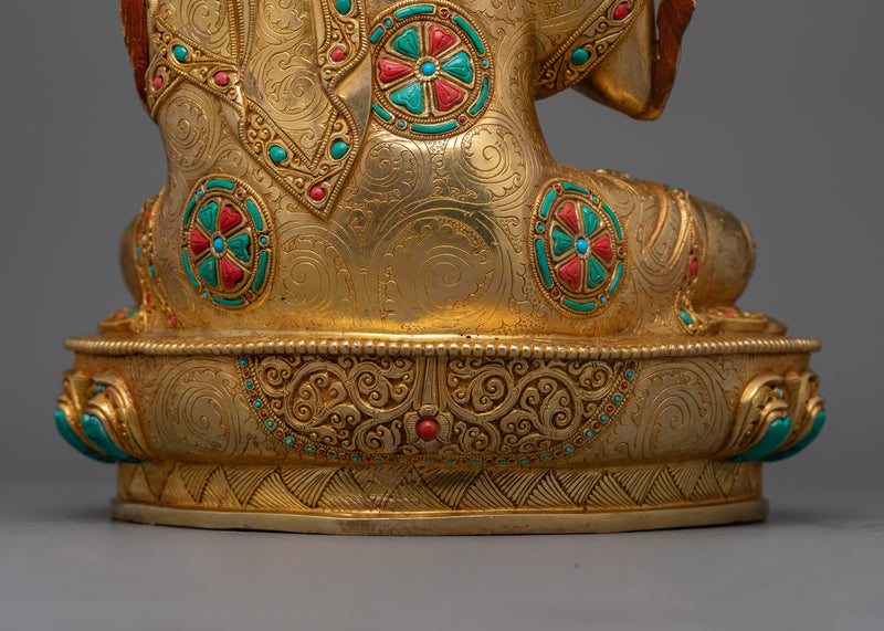 Tsongkhapa with Disciples Statue Set | Wisdom and Compassion in Harmony