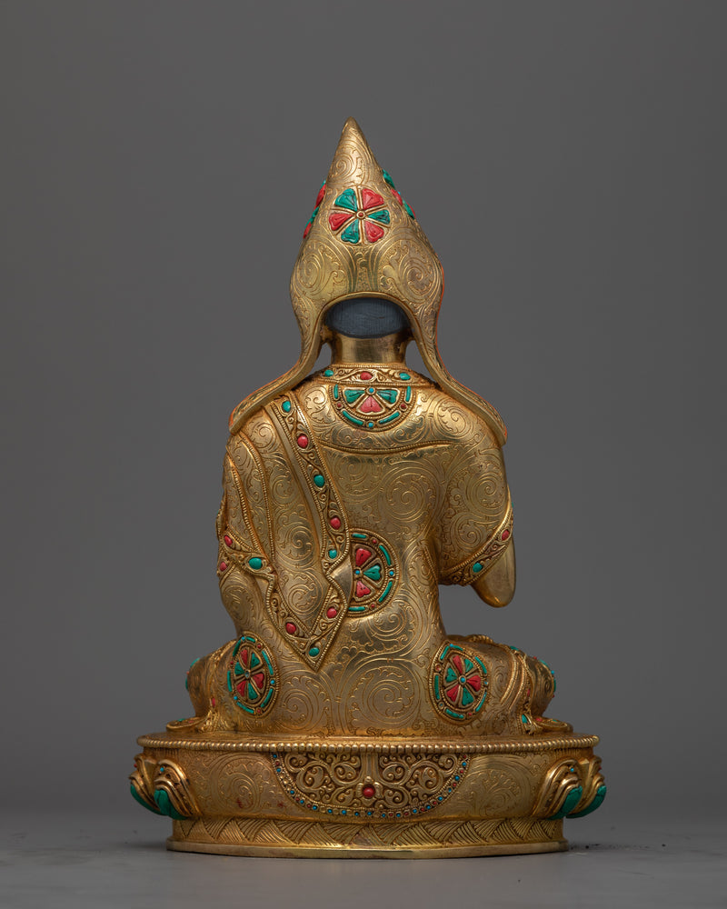 Tsongkhapa with Disciples Statue Set | Wisdom and Compassion in Harmony