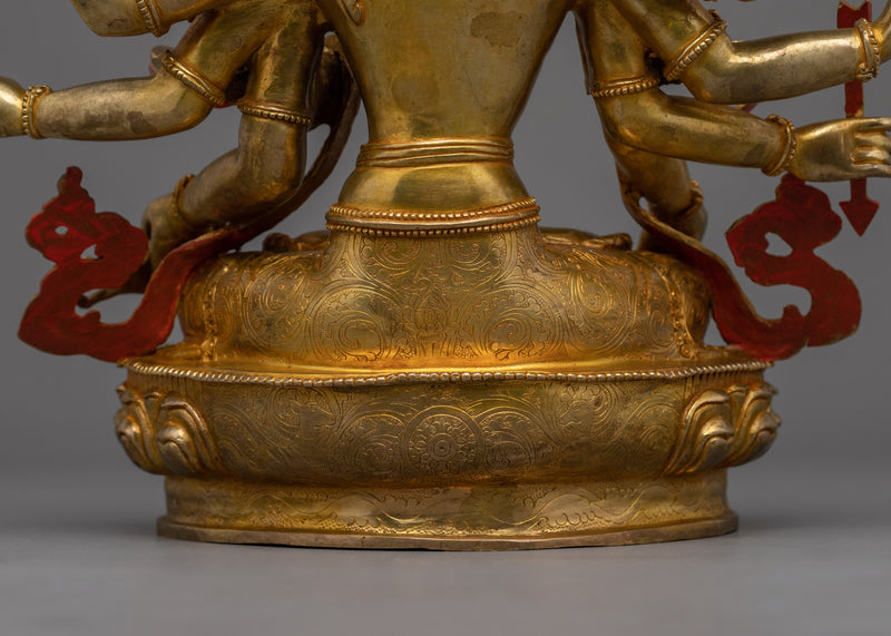 Handcrafted Maha Manjushri Figure | Embodiment of Wisdom and Enlightenment