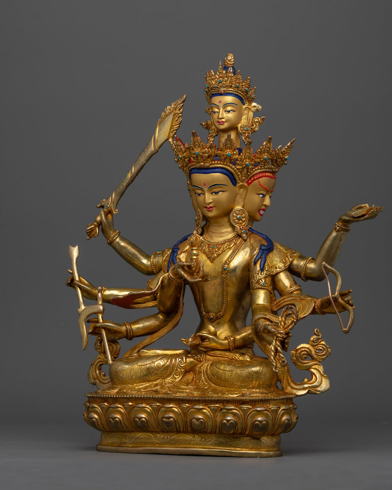 Traditional Maha Vajrasattva Statue | The Supreme Deity of Purification and Enlightenment