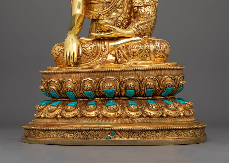 Sacred Statue for Prayer to Buddha Shakyamuni | Perfect for Meditation and Spiritual Reflection