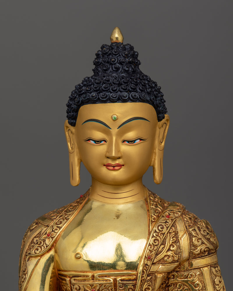 Sacred Statue for Prayer to Buddha Shakyamuni | Perfect for Meditation and Spiritual Reflection