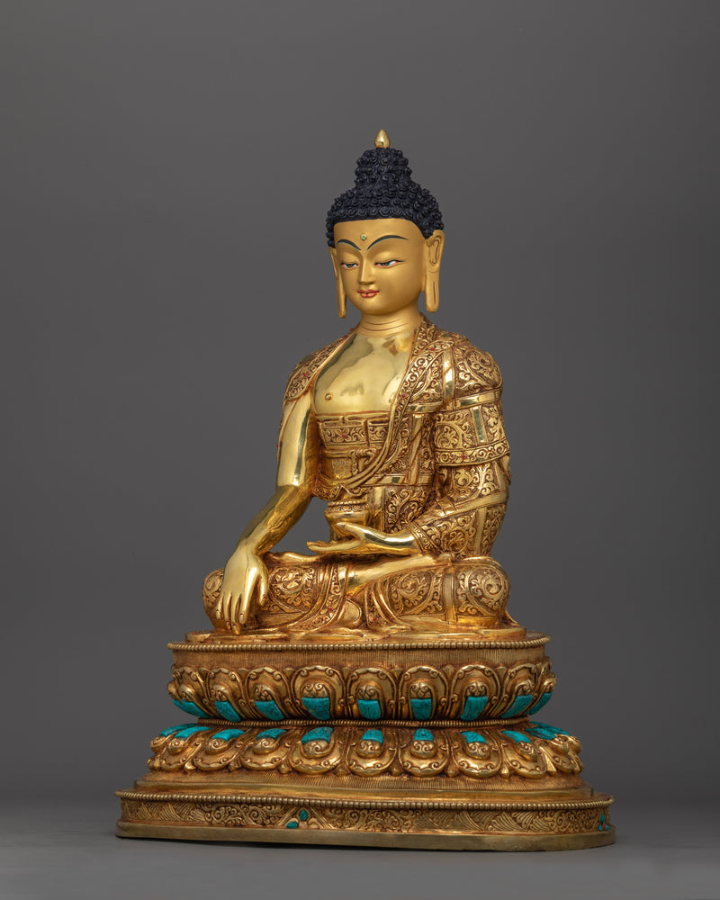 Sacred Statue for Prayer to Buddha Shakyamuni | Perfect for Meditation and Spiritual Reflection