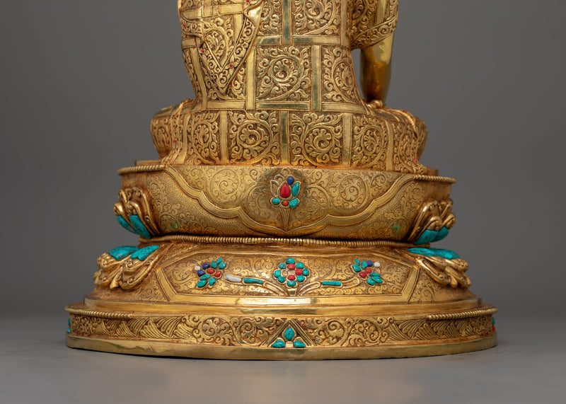 Sacred Statue for Prayer to Buddha Shakyamuni | Perfect for Meditation and Spiritual Reflection