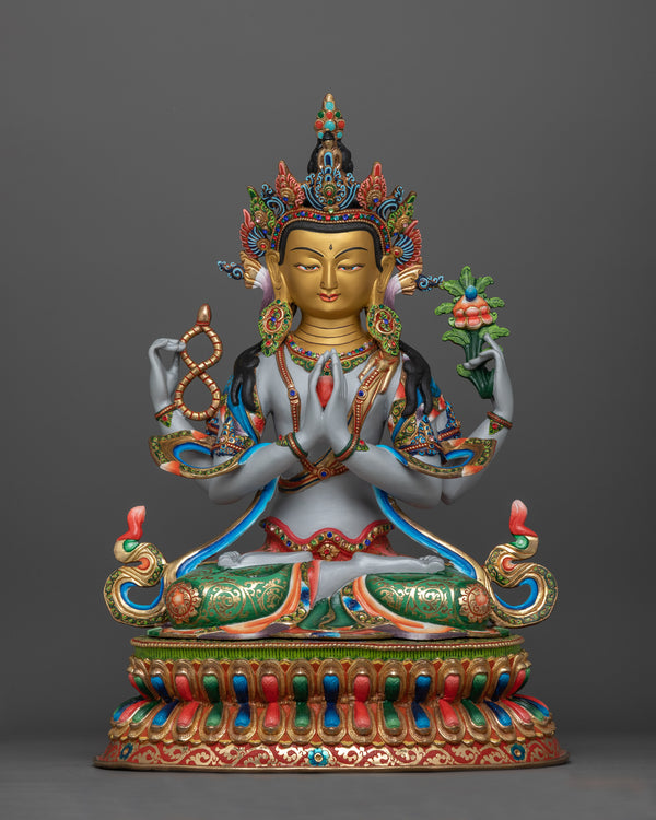 Avalokiteshvara Chenrezig Sadhana Statue